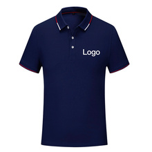 Customized Uniform Polo Shirts For Men And Women Summer High Quality Cotton&silk Short Sleeve Shirts Casual Brand Mens Clothing 2024 - buy cheap