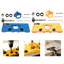 35MM Cup Style Hinge Boring Jig Drill Guide Set Door Hole Template For Woodworking DIY Tools Two Color 2024 - buy cheap