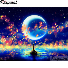 Dispaint Full Square/Round Drill 5D DIY Diamond Painting "Moon woman" Embroidery Cross Stitch 3D Home Decor A12229 2024 - buy cheap