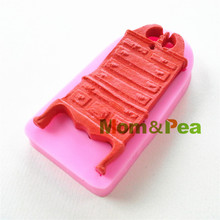 Mom&Pea 0926 Free Shipping Small Cabinet Shaped Silicone Mold Cake Decoration Fondant Cake 3D Mold Food Grade 2024 - buy cheap