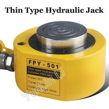 Cilindro de aceite hidráulico tipo estrecho, Gato de cilindro hidráulico separado 50T 2024 - compra barato