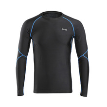 Winter Sport Shirt Long Sleeve Men Warm Up Fleece Running T shirt Fitness Tights Gym Training t Shirt Compression Top Rashgard 2024 - buy cheap