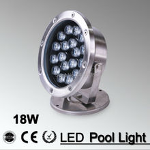 2 pçs/lote RGB LED Pool Luz IP68 DC12V 18W Aço Inoxidável LEVOU Luz Subaquática da Piscina Levou Marinha Iatismo Para Fonte 2024 - compre barato