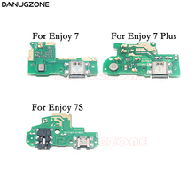 USB Charging Dock Socket Jack Port Plug Connector Charge Board Flex Cable For Huawei Enjoy 7 Plus 7Plus 7S 2024 - buy cheap