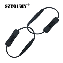 SZYOUMY For LED Strip Light Controller Electrical Wire Switch With Female And Male DC 12V Power Connector Plug Switches