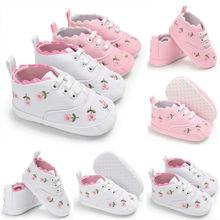 Flower Baby Infant Kid Girl Soft Sole Crib Toddler Summer Princess Sneaker Shoes Cute Newborn Girl Boy Soft Sole Crib 2024 - buy cheap