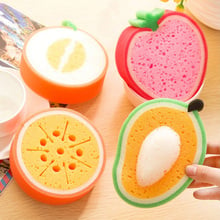 4pcs High Efficient ANTI-GREASY Fruit Thicken Microfiber Sponge Cloth Dish Strong Decontamination Magic Kitchen Cleaning Rags 2024 - buy cheap