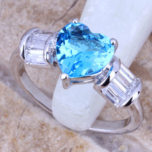Superior céu azul zircônia cúbica branco cz prata chapeado feminino jóias anel tamanho 6 / 7 / 8 / 9 r0478 2024 - compre barato