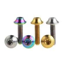 M5X20mm Plum Titanium alloy Pan head screws Six Lobe mushroom head bolts motorcycle umbrella Multicolor screw Quantity 2PCS 2024 - buy cheap