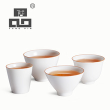 TANGPIN white ceramic tea cup ceramic teacups porcelain cup 2024 - buy cheap