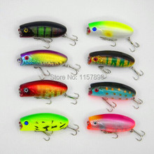poppers Fishing lure 6cm/10.4g artificial lures pesca fish topwater hard bait fishing tackle wobbler floating Free shipping 2024 - buy cheap