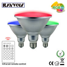 20W E27 AC110V 220V LED Par38 RGB Spot Light Dimmable Waterproof Light Bulb Remote Control Outdoor Lamp Bulb Indoor Light decor 2024 - buy cheap