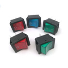 Interruptor de luz iluminado, 2 posições, 4 pinos liga desliga, interruptor de botão de pressão 15a/250v 20a/125v kcd4, 5 unidades 2026 - compre barato