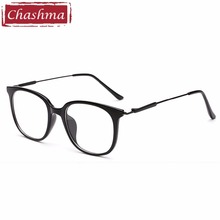 Chashma Brand Full Rim Eyeglasses Fashion Optical Frames Clear Lenses TR90 Men Glasses Trend Glasses Big Circle Frames Women 2024 - buy cheap