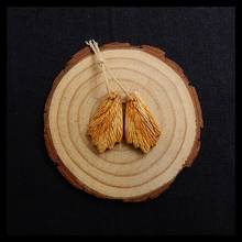 Imagen Natural jaspe tallado plumaje pendientes gema hecho a mano regalo 26x15x4mm 4,6g 2024 - compra barato