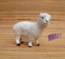 small cute simulation sheep toy polyethylene & furs white sheep doll gift about 12x5x10cm 2242 2024 - buy cheap