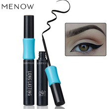 Menow delineador líquido para festa, lápis preto de secagem rápida e sexy, delineador natural casual para maquiagem dos olhos, cosméticos de beleza de longa duração 2024 - compre barato