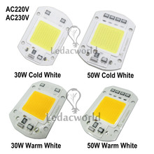 220 v 230 v 30 w 50 w ip65 integrado ic branco quente branco frio para diy led cob lâmpadas lâmpada holofote 2024 - compre barato