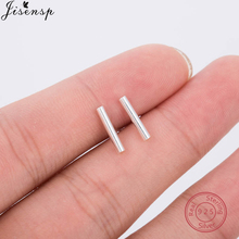 Jisensp 925 Sterling Silver T Bar Stud Earrings for Women Everyday Jewelry Anti Allergy Geometric Earing joyas de plata 925 muje 2024 - buy cheap