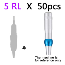 50 pçs/lote 5rl permanente maquiagem agulhas tatuagem liberdade tatuagem agulhas de aço inoxidável sobrancelha agulha charmant micropigmentacion 2024 - compre barato