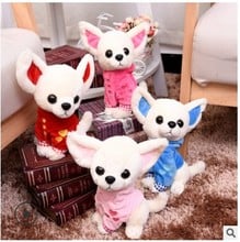 Free shipping Five colors New Hot Small Vest Chihuahua Dog  Stuffed plush toy Children Birthday Toy 2024 - buy cheap