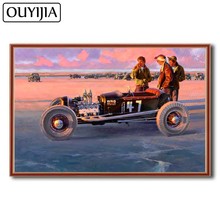 OUYIJIA 5D Diamond Cartoon DIY Painting Diamond Retro Spouts Car Embroidery Rhinestone Mosaic Cross Stitch Home Decoration Gift 2024 - buy cheap