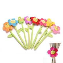 1Pcs Long Cartoon Flower Sunflower Curtain Buckle Hook Clips Children Plush Toys for Wedding Gifts Family Home Decor 2024 - buy cheap