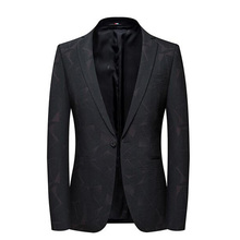 Blazer masculino estilo britânico, jaqueta e blazer casual com um botão, regular, estilo, negócios, 2019 2024 - compre barato