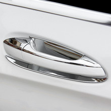 Marco de la manija de la puerta del coche decoración de la cubierta de las tiras de ABS para Mercedes Benz Clase C W204 2010-2014 puerta Exterior tazón de lentejuelas 2024 - compra barato