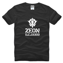 Zeon Anime Logo Printed Mens Men T Shirt Tshirt Fashion 2015 New Short Sleeve O Neck Cotton T-shirt Tee Camisetas Hombre 2024 - buy cheap