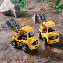 6pcs/lot Mini Car Toys Vehicle Sets Construction Bulldozer Excavator Engineering Vehicle Baby Kids Educational Toy Birthday Gift 2024 - buy cheap