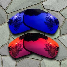 Lentes de repuesto polarizadas para gafas de sol, lentes de sol de color violeta, azul y rojo, para teléfonos móviles, modelo X squad 2024 - compra barato