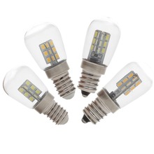 LED Light Bulb E12 E14 2W 3014 SMD 24 LED High Bright Glass Shade Lamp 110V 220V For Sewing Machine Refrigerator Warm/Cold White 2024 - buy cheap