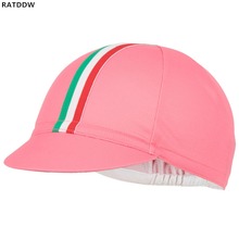 2019 розовые итальянские велосипедные кепки Team Pro, головные уборы для горного велосипеда, Аксессуары для велосипеда, один размер 2024 - купить недорого