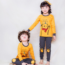 Kids Boys Pajamas Children Cotton 2pcs Clothing Suit Nightwear Baby Girl Clothes Cartoon Child Infant T-shirt+Pant Kids Pyjamas 2024 - buy cheap