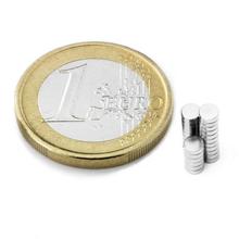 20pcs Small Mini Round Disc Rare Earth Neodymium Magnets 3 mm x 1 mm N35 Grade 2024 - buy cheap