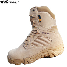 Winter/autumn Men Quality Brand Military Leather Boots Special Force Tactical Desert Combat Boats Outdoor Shoes Snow Boots 2024 - buy cheap