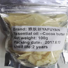 Cosmetics YAFUYAN 100g Pure Cocoa Butter  Raw Unrefined Cocoa Butter Base Oil Natural ORGANIC Essential Oil cosmetic grade 2024 - buy cheap