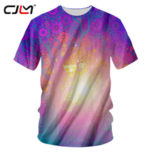 CJLM-camisetas gradiente para hombre, Camiseta con estampado fresco de árboles claros en el bosque, camiseta informal Harajuku de verano, camisetas de talla grande 7XL 2024 - compra barato