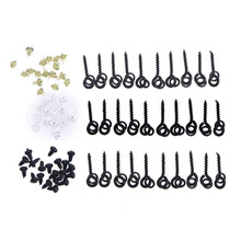 20PCS Screw Peg with Ring Swivel D-Rig Chod Rig Terminal Tackle Bait Holder Screw Carp Fishing Accessories Matt Black 2024 - buy cheap