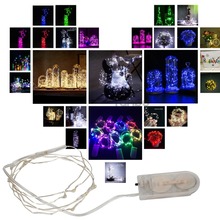 1M 2M 3M Copper Wire LED String lights CR2302 Battery Holiday lighting Fairy Garland For Christmas Tree Wedding Party Decoration 2024 - buy cheap