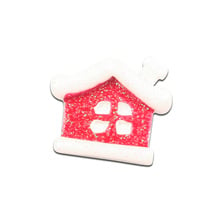 LF 10Pcs  Resin Christmas House  Patch Decoration Crafts Flatback Cabochon Embellishments For Scrapbooking   Diy  Accessories 2024 - buy cheap