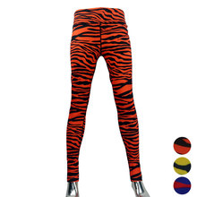 Women's Compression Running Pants Tights Jogging Tiger Stripes Pattern Leggings Fitness Workout Yoga Sportswear Women Pants 2024 - buy cheap