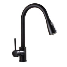 SHAI New Arrival Baking Finish Kitchen Faucets Sink Mixer Tap Swivel Spout Sink Faucet Swivel Copper Kitchen Faucets Water Tap 2024 - buy cheap