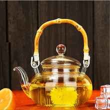 Hot Drinkware 600ML Tea Set Borosilicate Glass Convenient Heated Teapot Transparent Office Flower Tea Pot 2024 - buy cheap