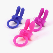 Elastic Delay Cock Ring Rabbit Vibrating Sex Products Vibrator Delay Premature Ejaculation Massager Lock Fine Sex Toys for Men 2024 - buy cheap