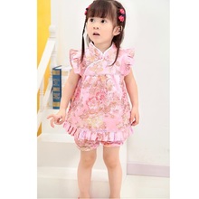 2020 New Chinese Year Baby Clothes Sets Qipao Suit toddler outfits baby Girl Jumper girls dress pant suit bebe summer clothes 2024 - buy cheap
