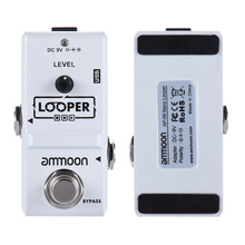 Ammoon-Pedal de AP-09 Nano Loop de alta calidad, dispositivo electrónico, True Bypass, Overdubs ilimitados, 10 minutos de grabación 2024 - compra barato