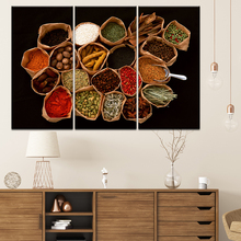 Canvas Painting Medicine and spices 3 Pieces Wall Art Painting Modular Wallpapers Poster Print for living room Home Decor 2024 - buy cheap