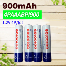 4 шт. AAA Ni-MH 900mAh 1,2 V батарея низкая саморазряжающаяся батарея высокая стойкость аккумуляторная батарея 2024 - купить недорого